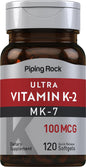 Vitamina K2 MK-7 100 mcg de Piping Rock en cápsulas blandas