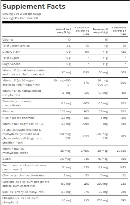 Pixie Vites nutrientes esenciales protección antioxidante