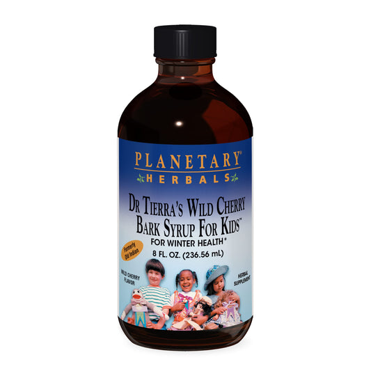 Planetary Herbals jarabe corteza de cereza silvestre para niños