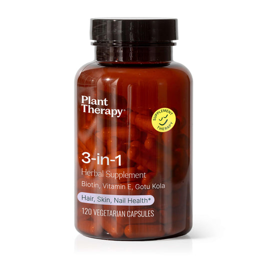 Plant Therapy cápsulas suplementarias biotina piel cabello