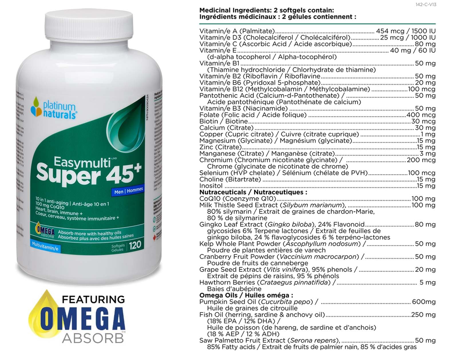 Etiqueta de advertencia PLATINUM Super Easymulti 45+