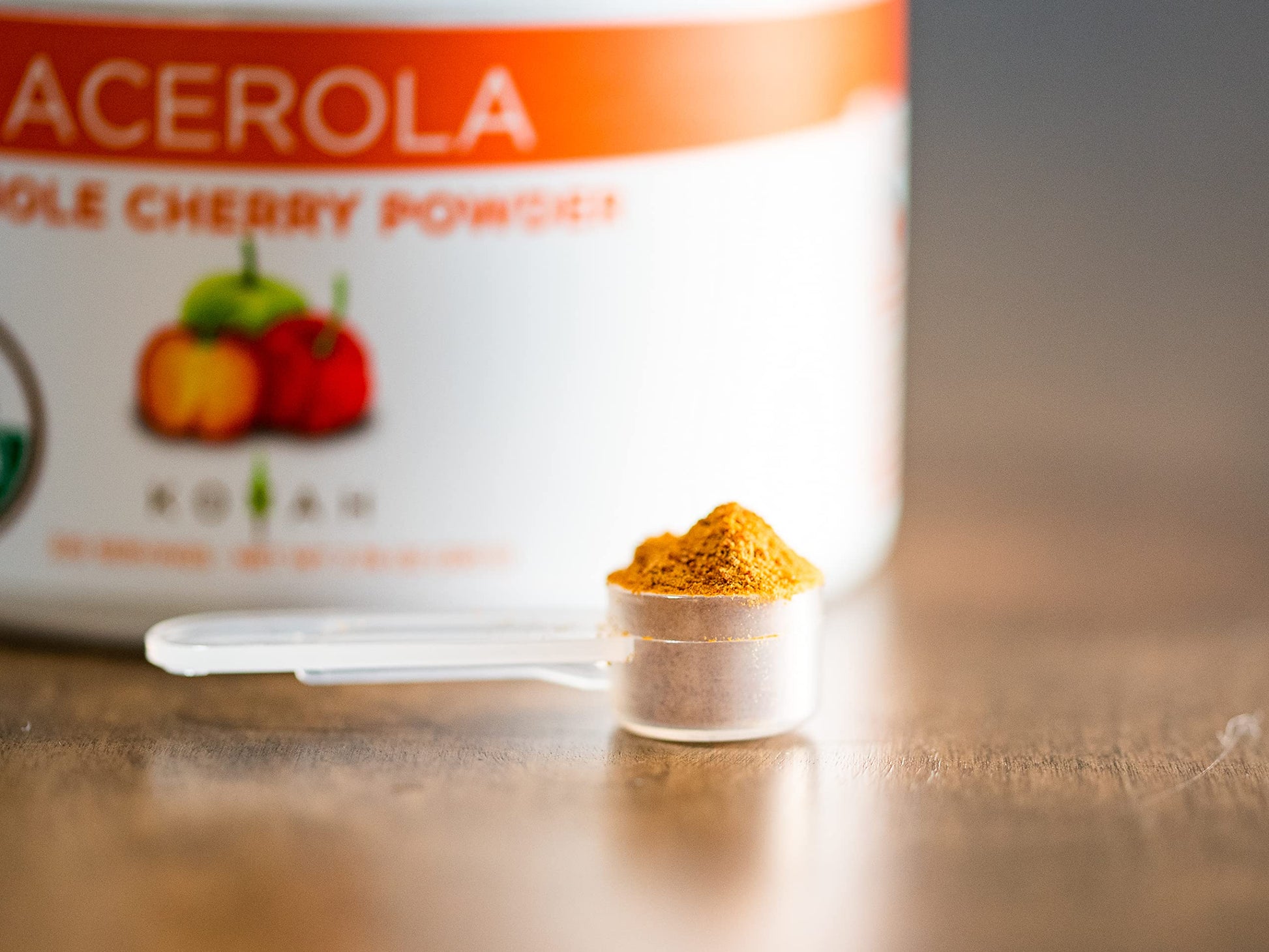Polvo acerola orgánico Koyah vitamina C alta calidad