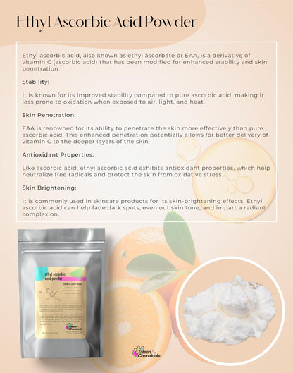 Polvo ácido etil ascorbico vitamina c Talsen Chemicals