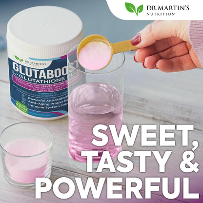 Polvo antioxidante glutatión con ingredientes naturales