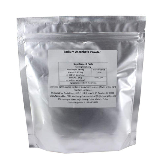 Polvo de ascorbato de sodio 2lb vitamina C bioactiva no OGM