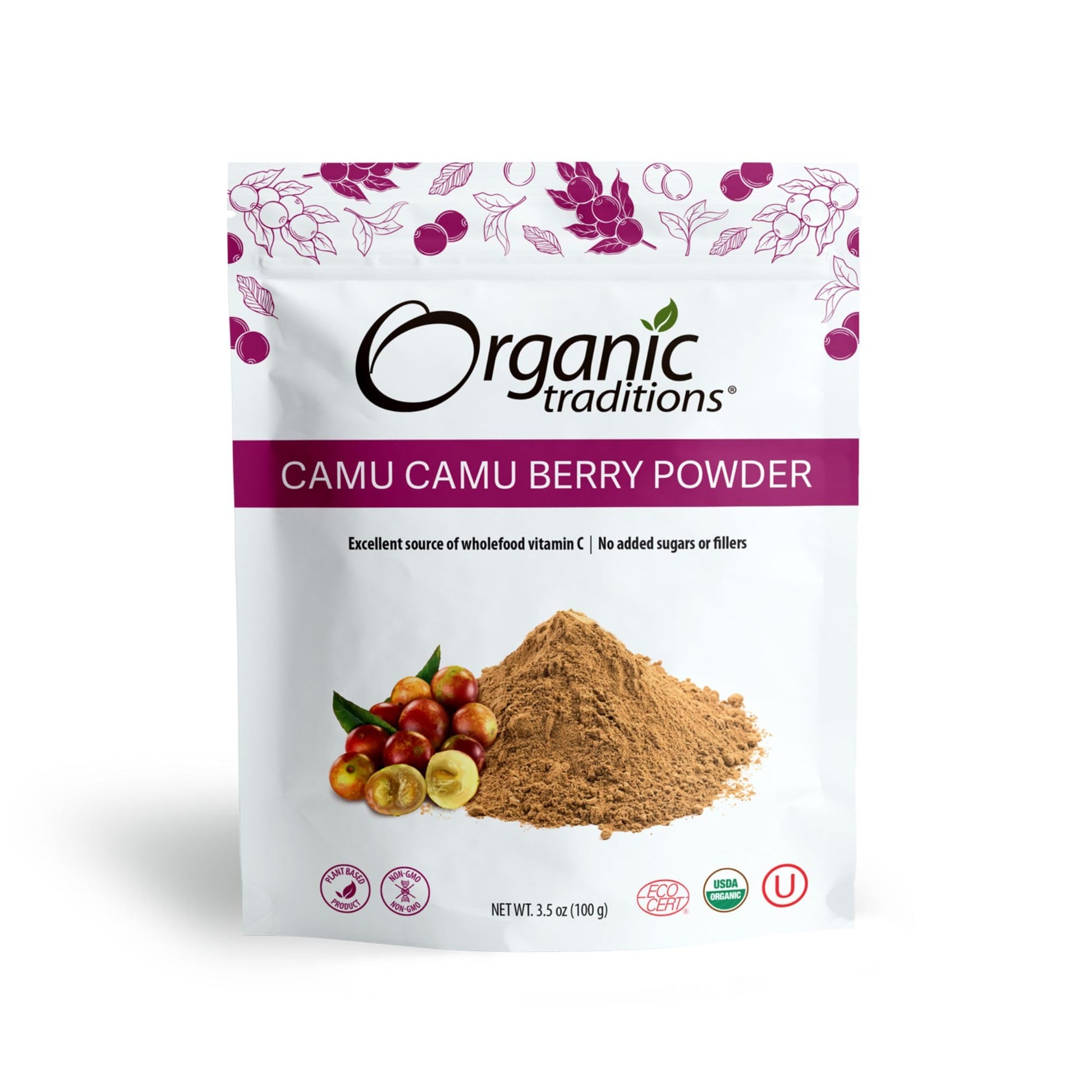 Polvo de bayas camu camu orgánico por Organic Traditions