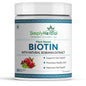 Envase de polvo de biotina Simply Herbal 300 g para cabello y piel