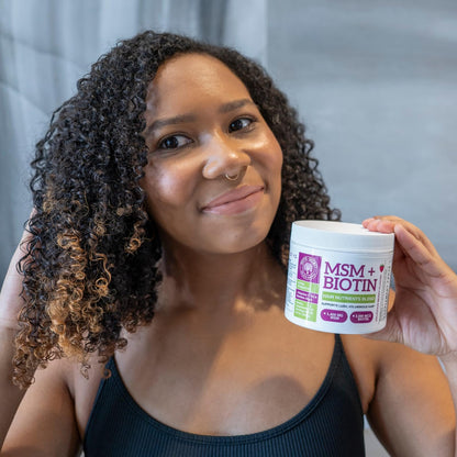 Polvo para cabello con vitaminas y minerales Qhemet Biologics