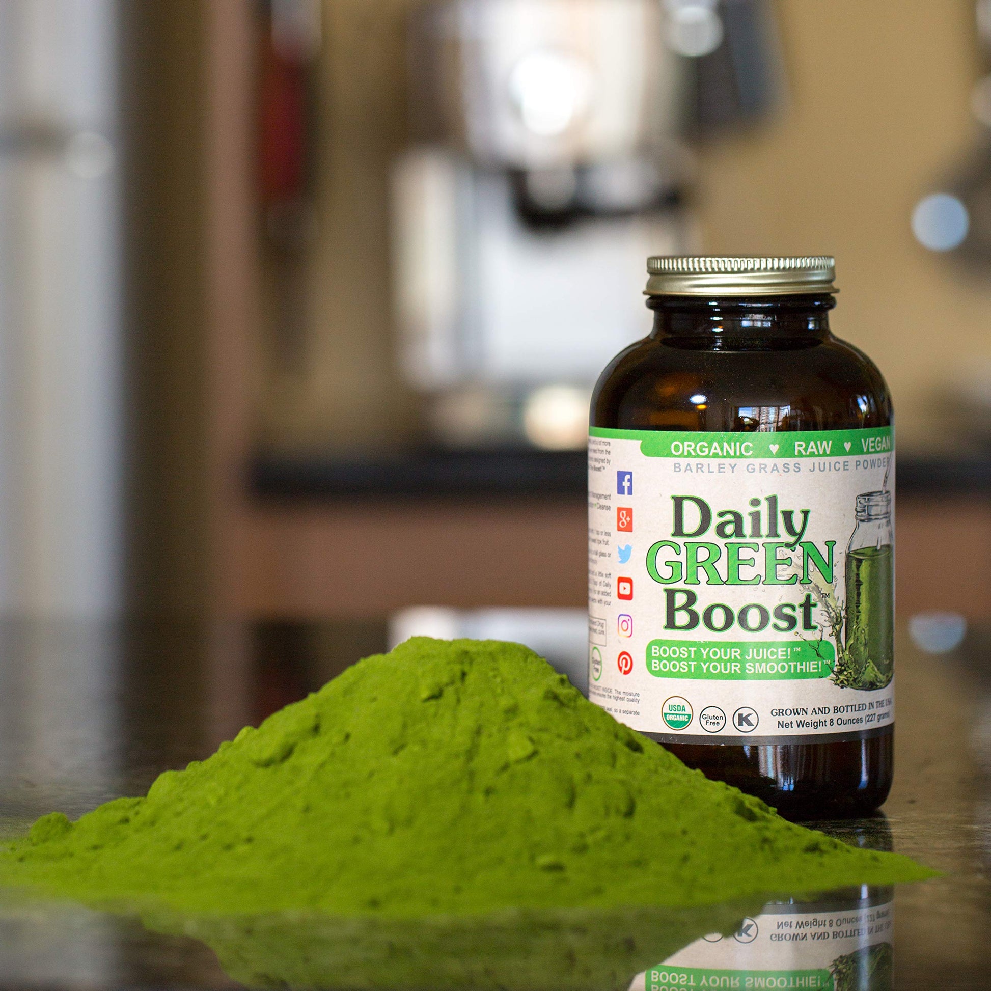Polvo Daily Green Boost para recetas de cocina