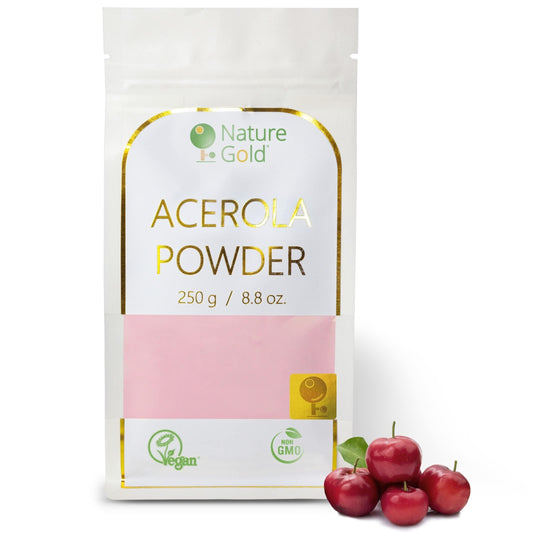Polvo de acerola natural 250 gramos paquete