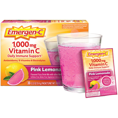 Polvo efervescente vitamina C Emergen-C sin cafeína