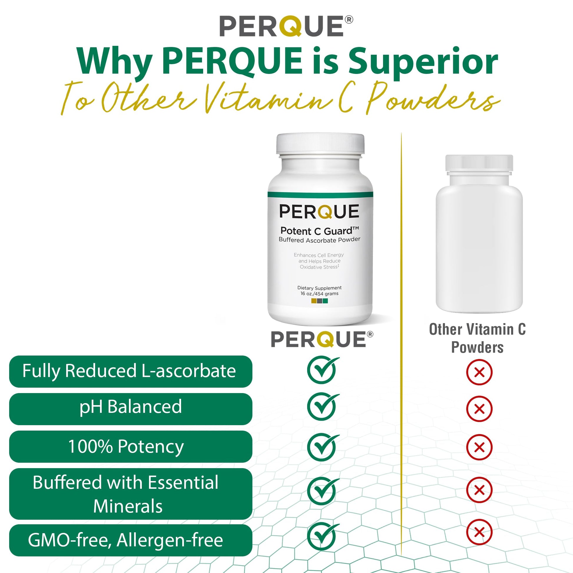 Polvo efervescente vitamina C PERQUE para mezcla diaria