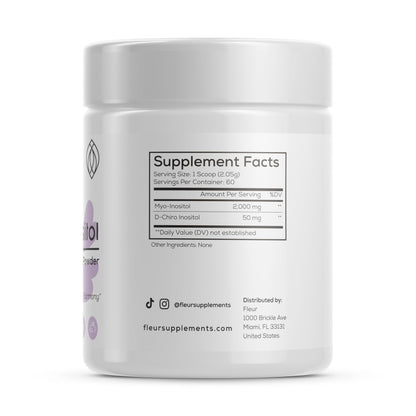 Polvo FLEUR mio-inositol y d-ciro inositol para equilibrio hormonal