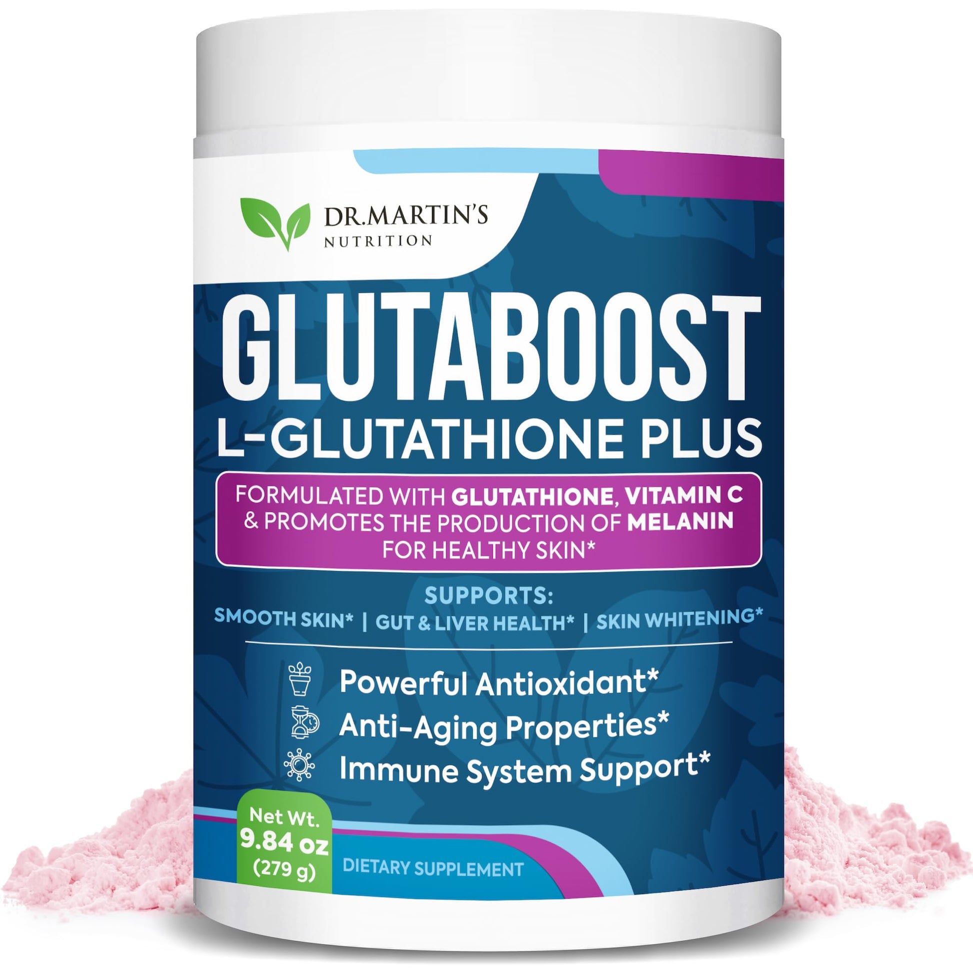 Polvo glutatión 6970mg para piel saludable