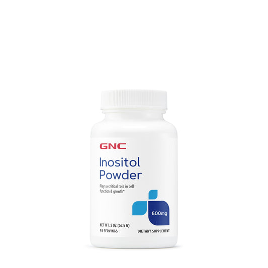 Polvo GNC Inositol 600 mg envase frontal 2 oz