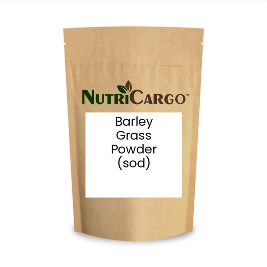 Polvo de hierba de cebada Sod NutriCargo en bolsa de 500 gramos