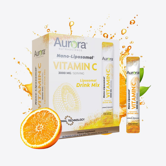 Polvo liposomal vitamina C Aurora Nano-Pack sobres sabor naranja