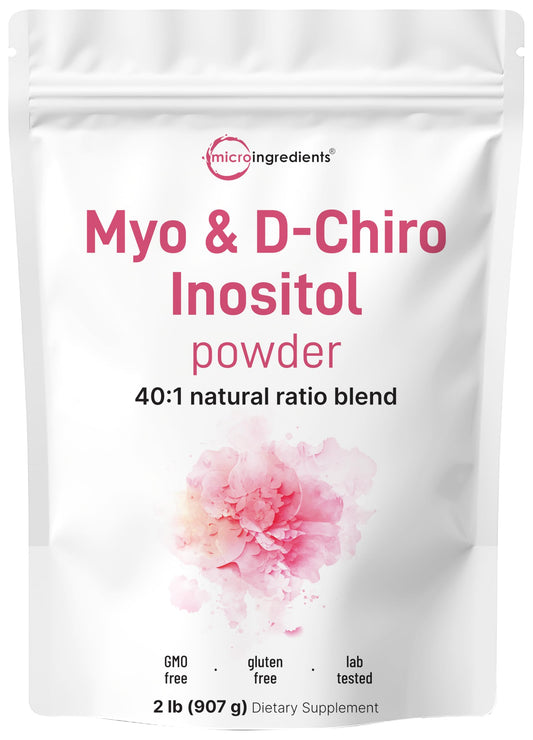 Polvo mio-inositol y d-chiro inositol para mujer