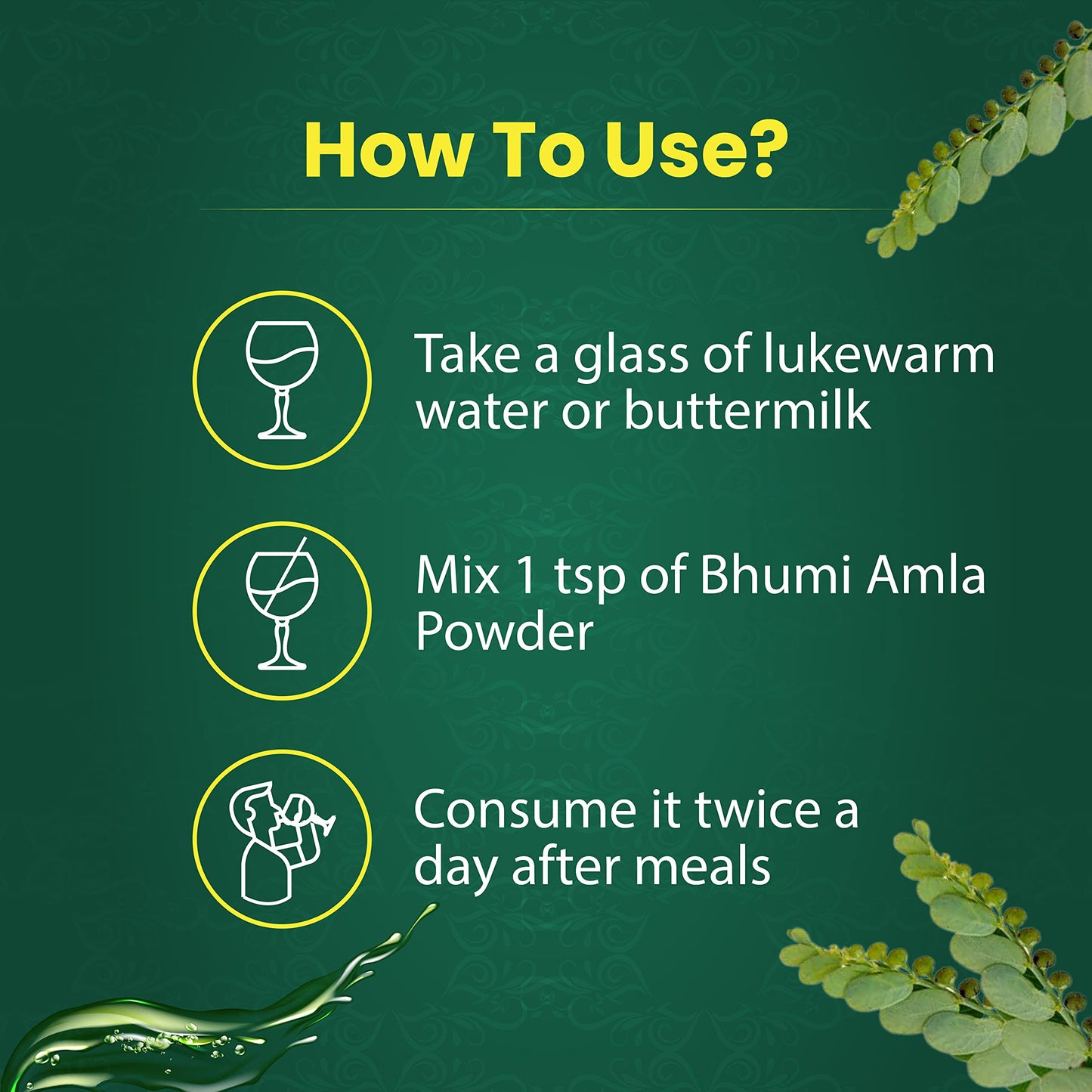 Polvo natural Bhumi Amla Vedikroots sangre e inmunidad