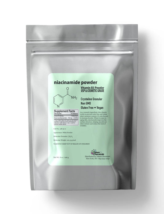 Polvo puro de niacinamida Talsen Chemicals para cuidado de piel
