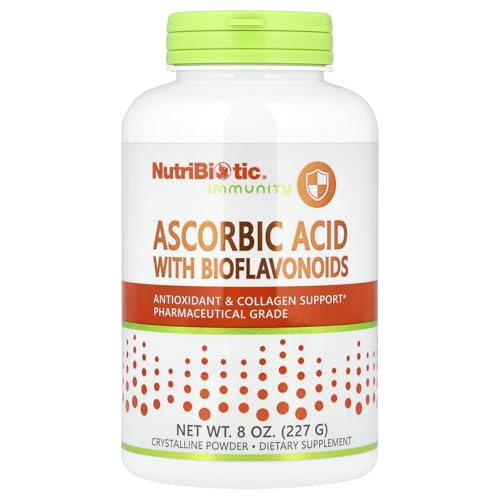 Polvo NutriBiotic ácido ascórbico con bioflavonoides 8 onzas