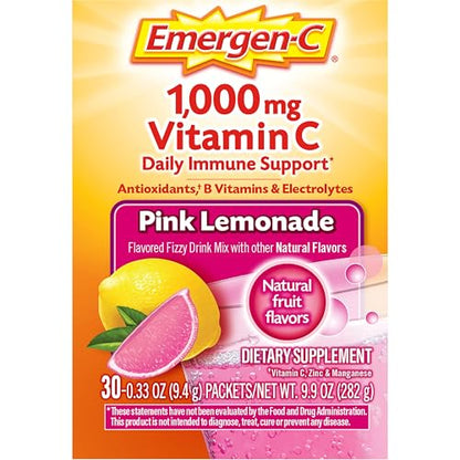 Polvo nutritivo Emergen-C vitamina C 1000mg sin cafeína