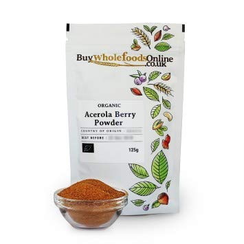 Polvo orgánico de baya acerola Buy Whole Foods 125 gramos paquete