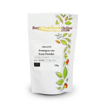 Polvo orgánico de granada 125g para batidos saludables