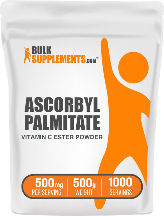 Polvo de palmitato de ascorbilo BulkSupplements 500mg