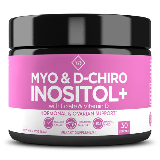 Polvo premium inositol 40 1 con folato y vitamina D