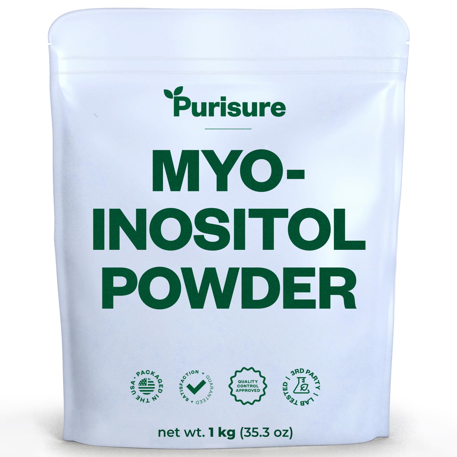 Polvo Purisure Myo-Inositol 1 kg envase grande
