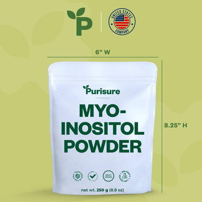 Polvo Purisure myo-inositol suplemento vegano