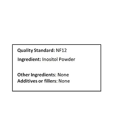 Polvo puro NuSci inositol suplemento 250g