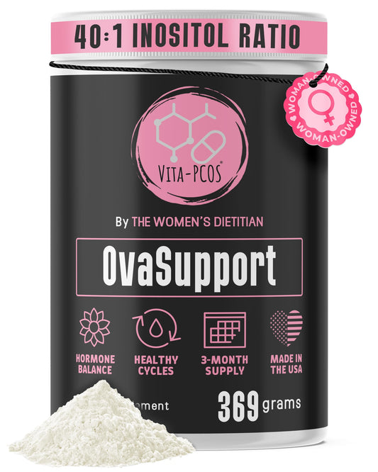 Polvo VITA-PCOS OvaSupport con mio y d-chiro inositol para mujeres