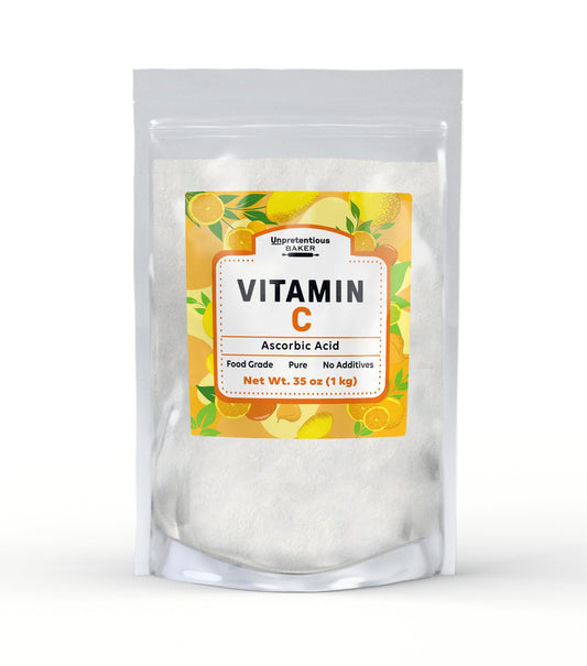 Polvo de vitamina c ácido ascórbico bolsa resellable 1 kg