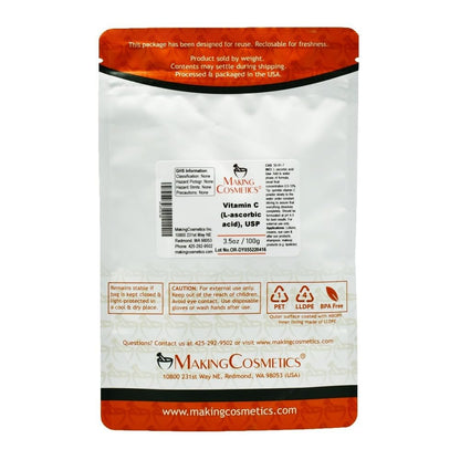 Polvo vitamina C ácido L-ascórbico puro MakingCosmetics 100g
