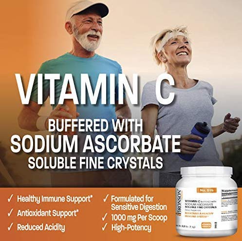 Polvo vitamina C Bronson respaldado por más de 50 años