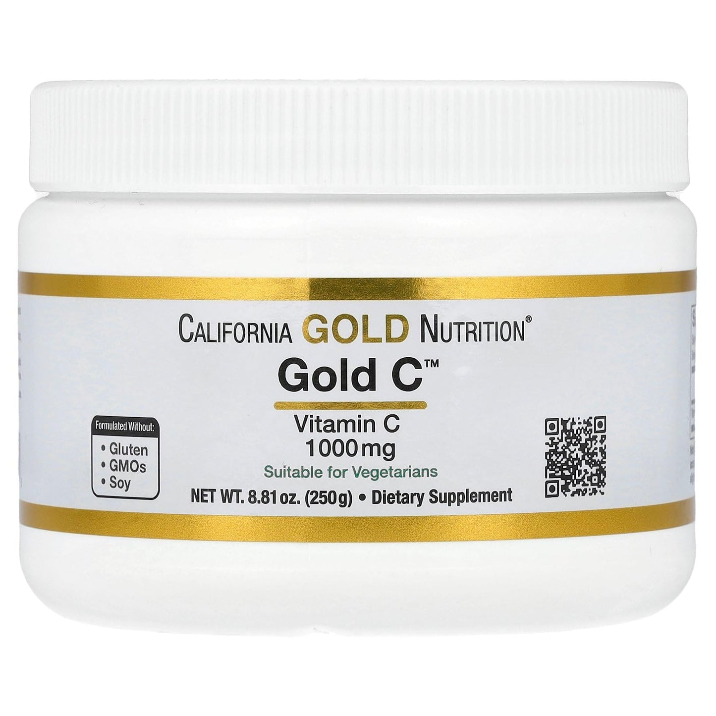 Polvo de vitamina C California Gold Nutrition