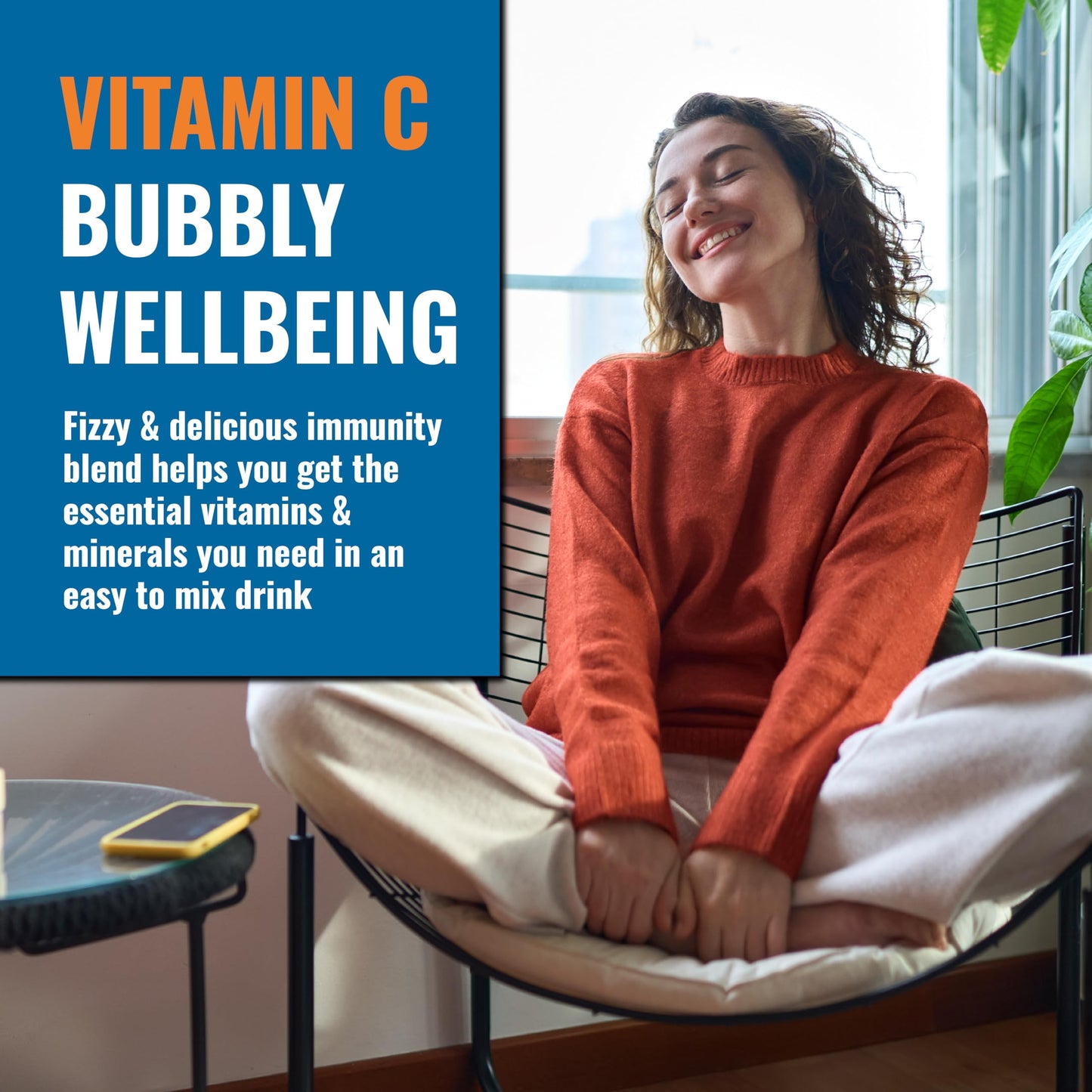 Polvo vitamina C Ener-C sabor durazno mango saludable y natural