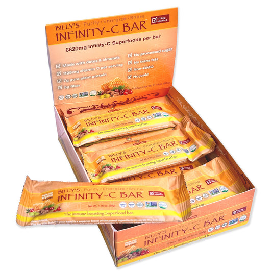 Polvo de vitamina C Infinity Greens con superalimentos