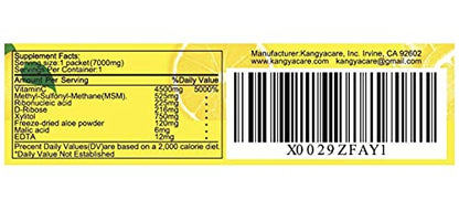 Polvo vitamina c Kangyacare Active C mezcla única formula