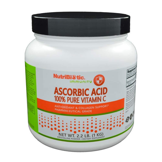 Polvo vitamina C puro NutriBiotic 2000 mg 1 kg