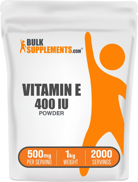Polvo vitamina e bulk supplements 400 iu paquete 1kg