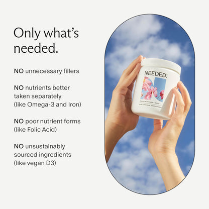 Porcion diaria polvo multivitamínico prenatal Needed