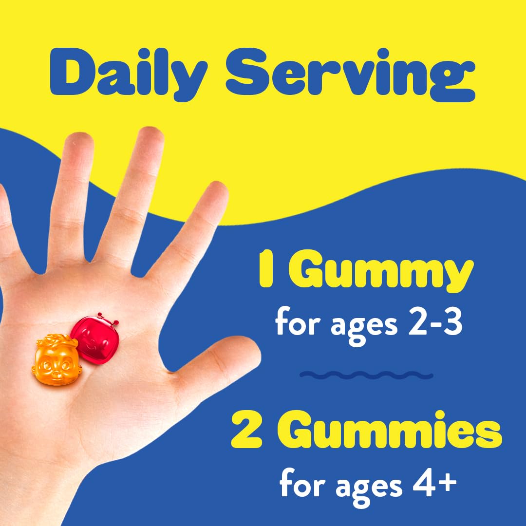 Porciones diarias recomendadas de gomitas para niños
