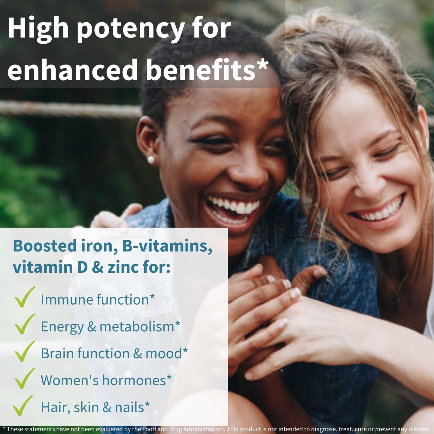 Potencia aumentada con hierro y vitaminas Igennus