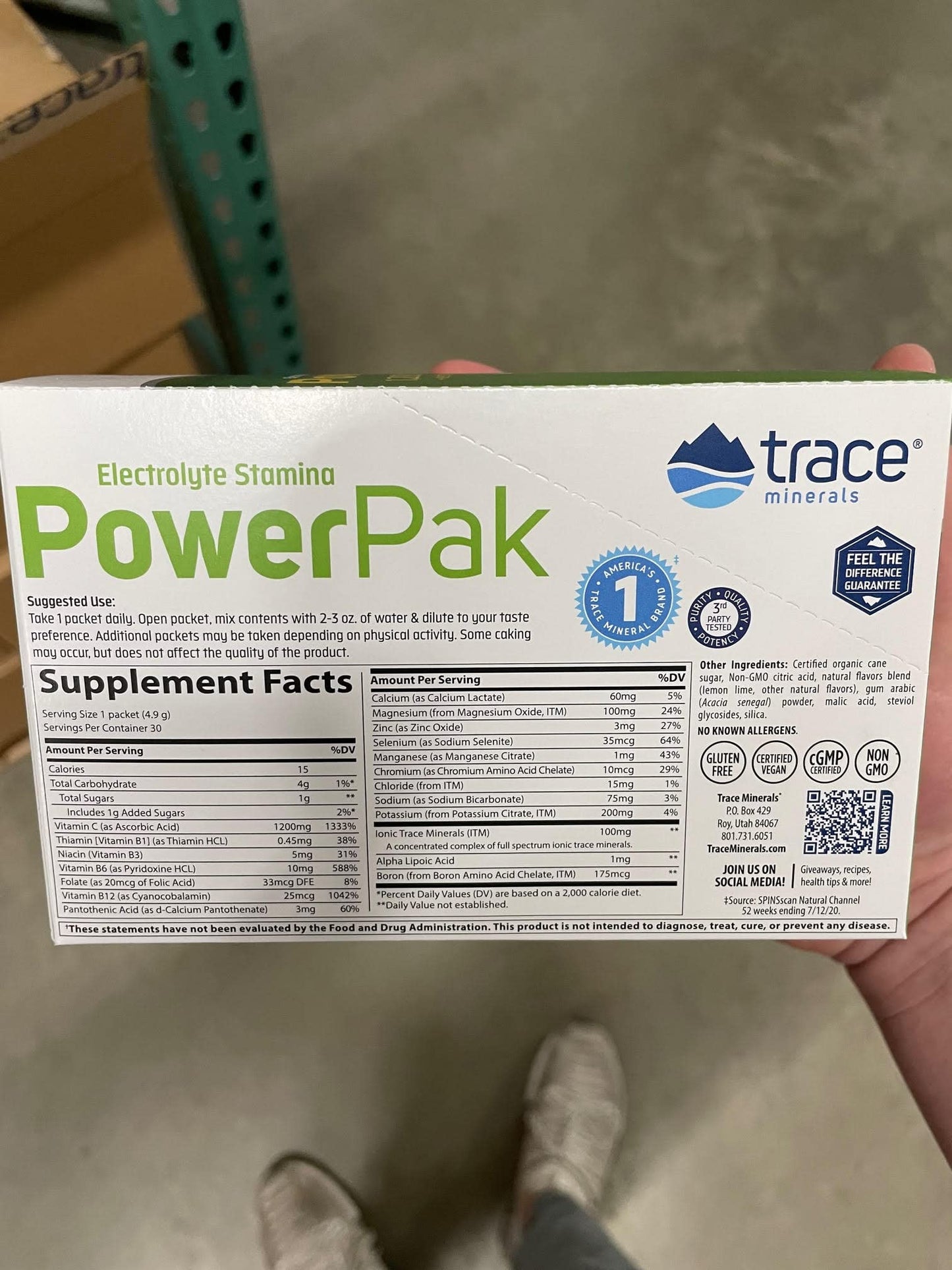 Power Pak sabor naranja explosiva para hidratación