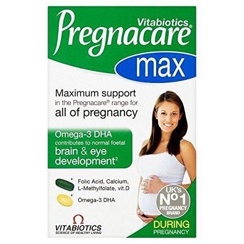 Pregnacare Max cápsulas y tabletas suplemento embarazo paquete 3