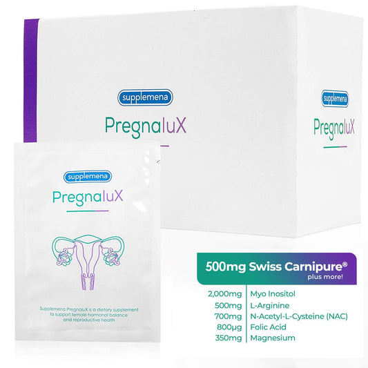 PregnaluX caja paquete suplemento fertilidad Alemania