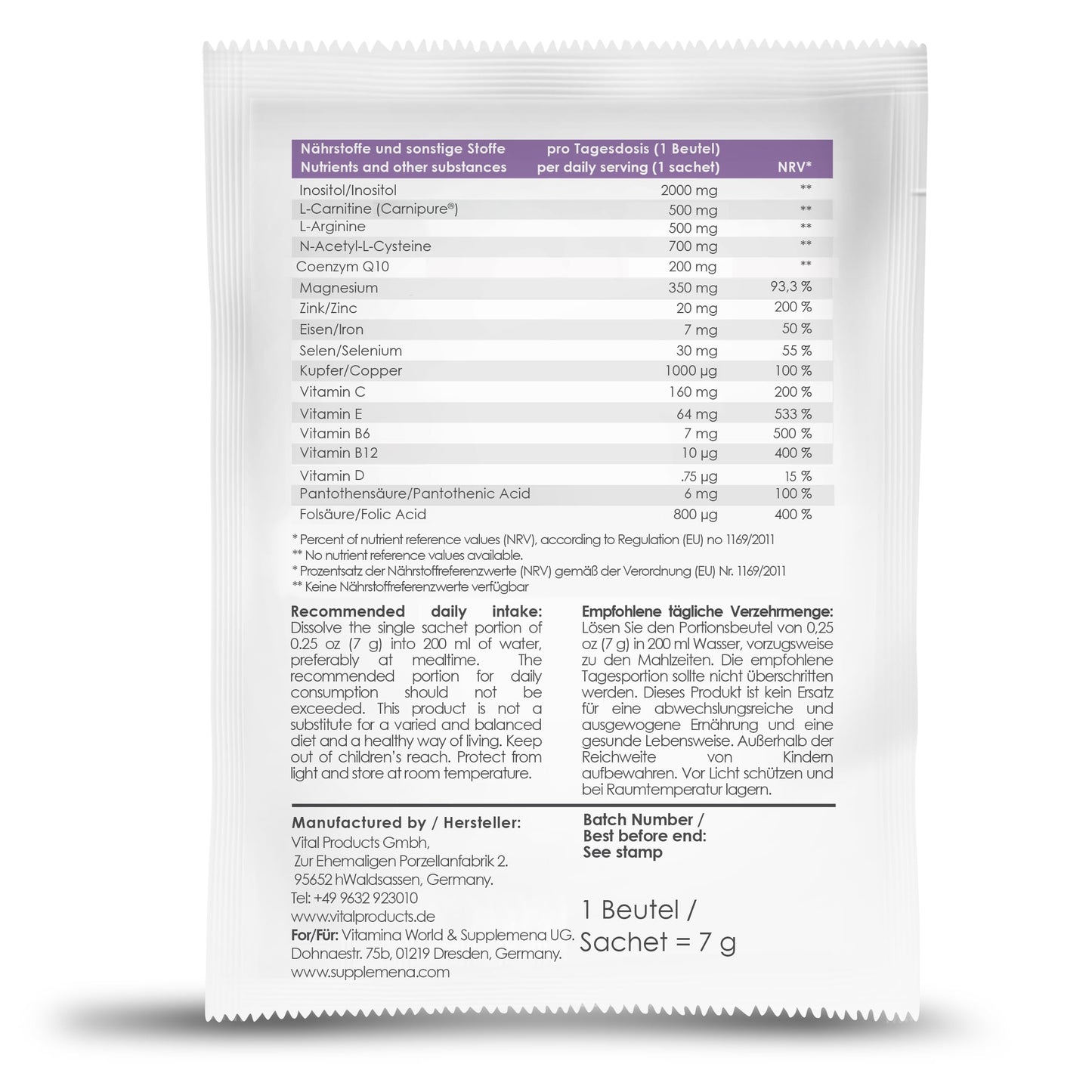PregnaluX polvo balance hormonal fertilidad femenina